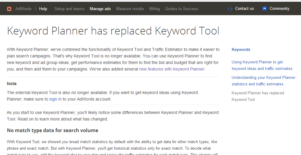 Google Analytics' Keyword Planner Now Live, Replaces Keyword Tool