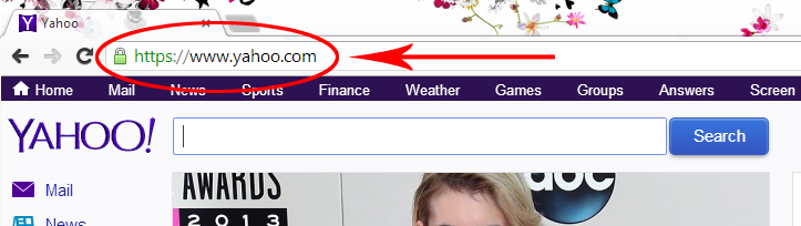 Searches done on Yahoo.com now go through secure servers by default