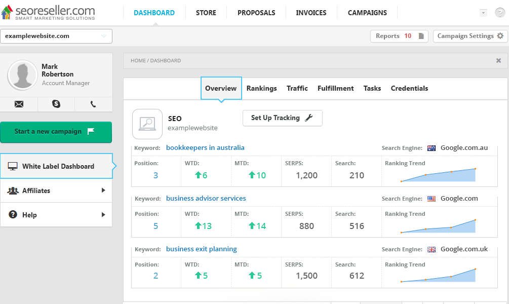 SEOReseller.com's New Reseller Dashboard The Next Generation SEOReseller.com's New Reseller Dashboard The Next Generation