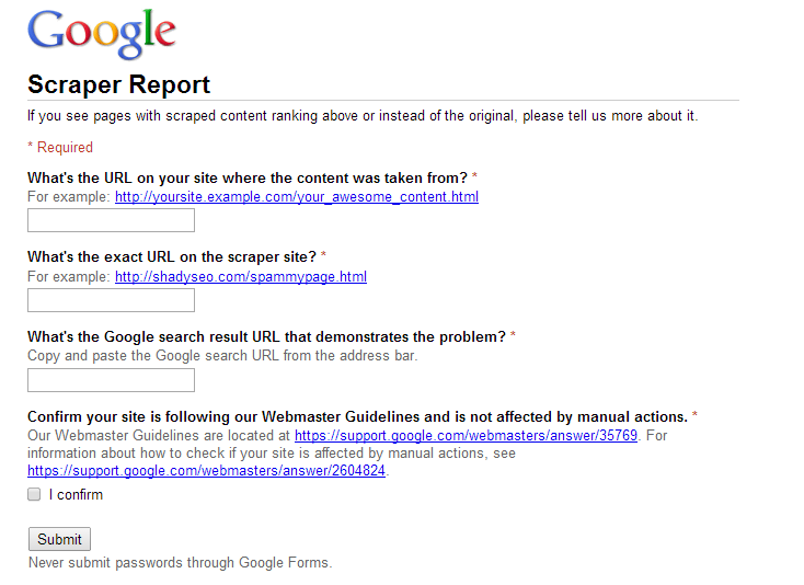 Google Scraper Report Google Scraper Report