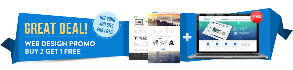 "Buy 2, Get 1 FREE" Web Design Promo: First 20 Customers ONLY!