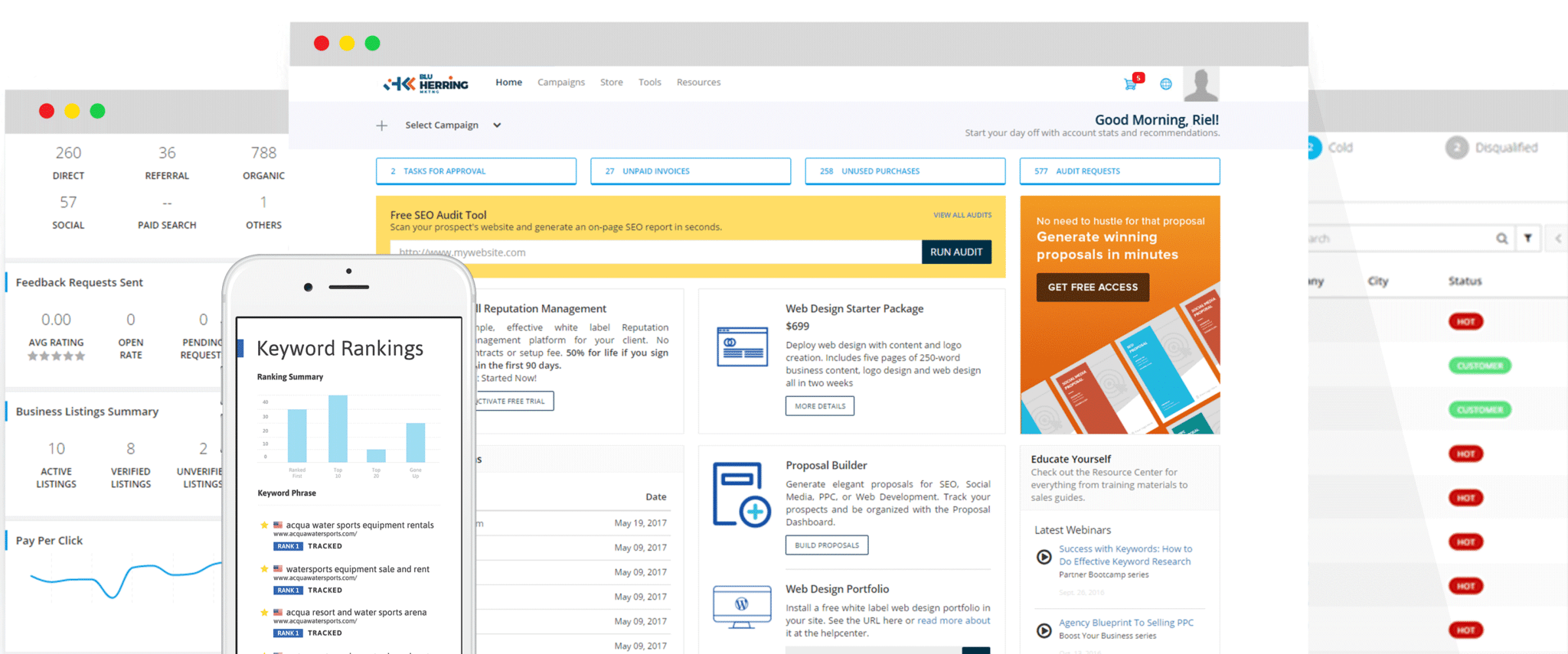 White Label SEO Dashboard