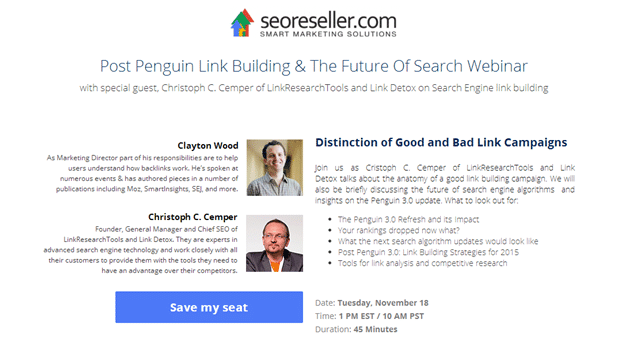We did (and still do) webinars We did (and still do) webinars