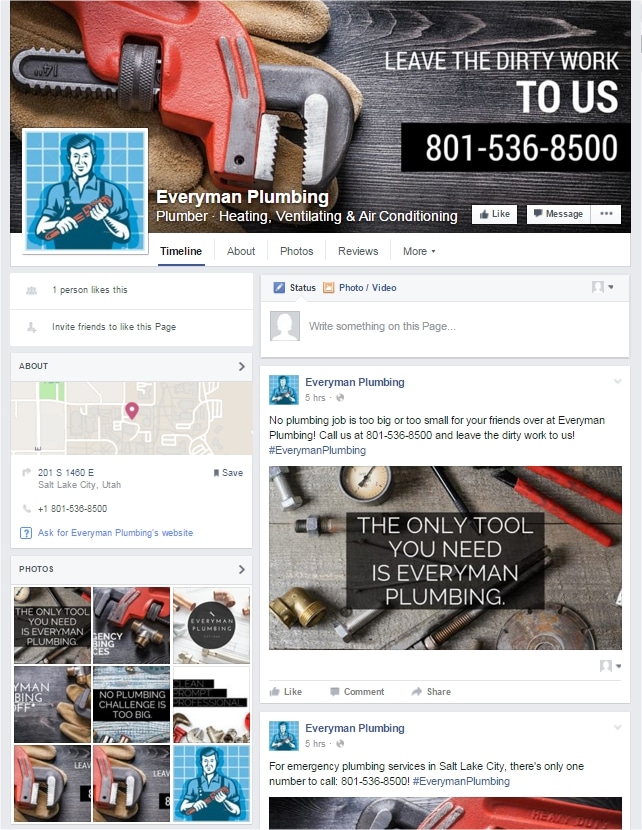 See the live Facebook Profile: Everyman Plumbing Plumber · Heating, Ventilating & Air Conditioning See the live Facebook Profile: Everyman Plumbing Plumber · Heating, Ventilating & Air Conditioning