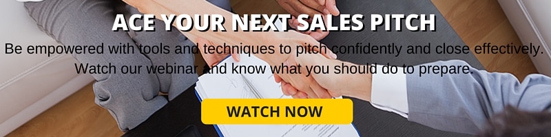 ACE YOUR NEXT SALES PITCH banner