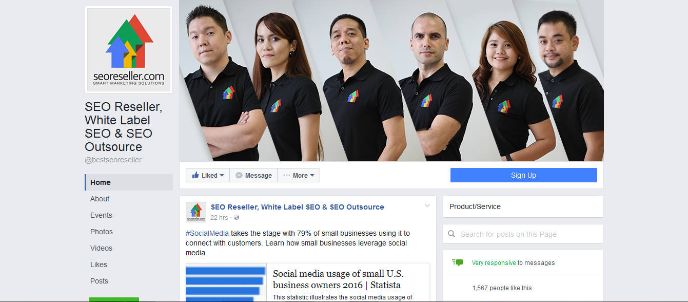 Facebook Page Redesign