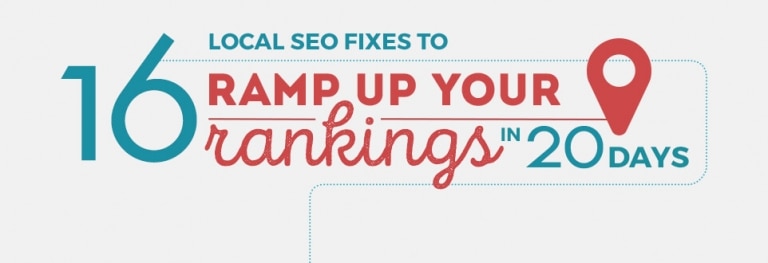 Ramp Up Your Rankings in 20 Days with These Local SEO Fixes [Infographic]