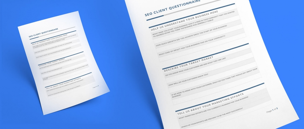 White Label SEO Client Questionnaire