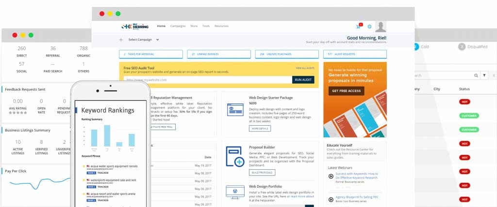 White Label SEO Dashboard