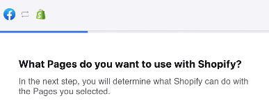 what facebook pages to use on shopify