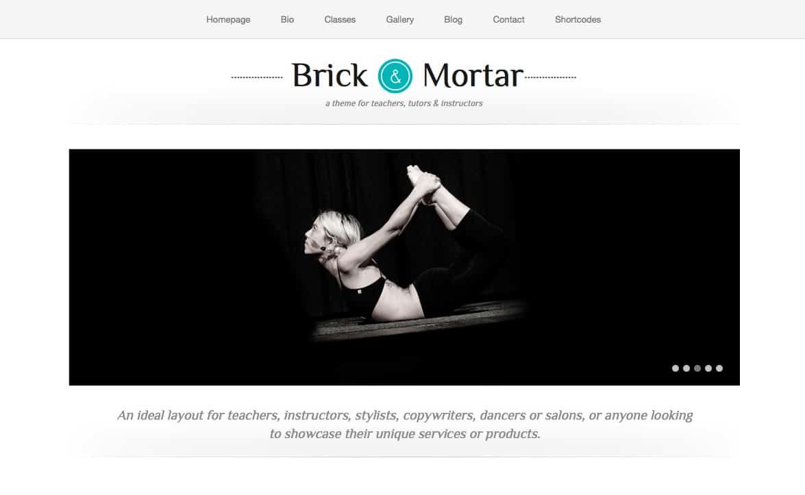 Brick and Mortar Small Business WordPress Theme