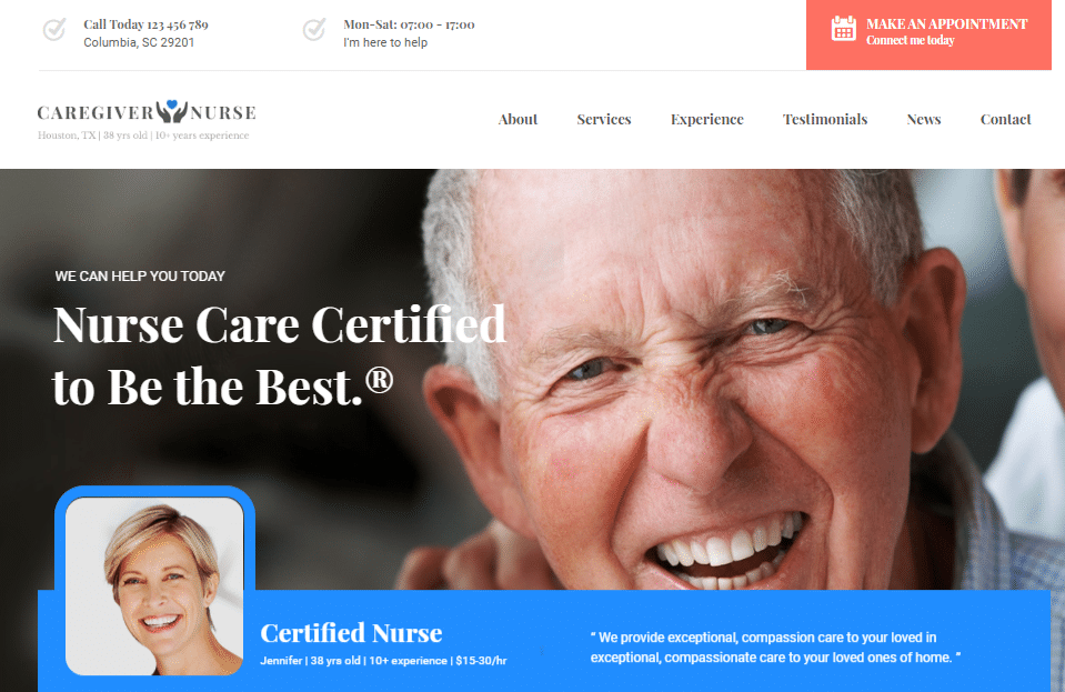 Care Small Business WordPress Theme