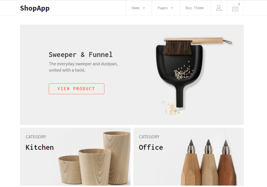 ShopApp Small Business WordPress Theme