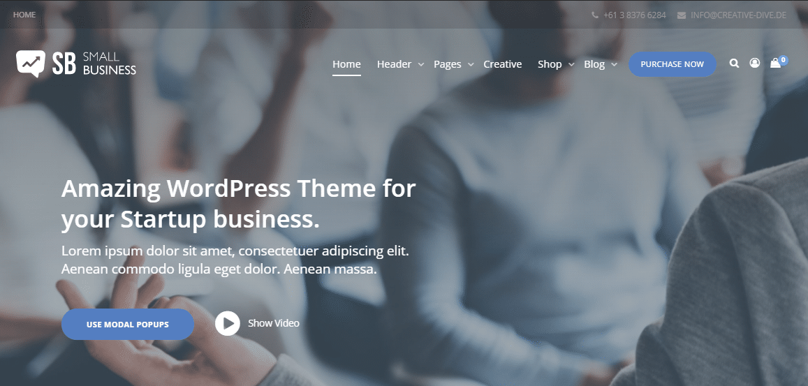 Small Business CD WordPress Theme